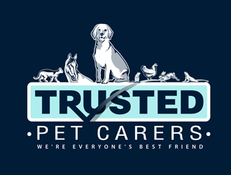 Trusted Pet Carers logo design by DreamLogoDesign