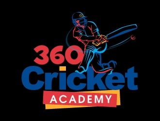 360 Cricket Academy logo design by aRBy