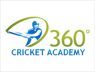 360 Cricket Academy logo design by mikael