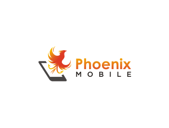 Phoenix Mobile logo design by Asani Chie