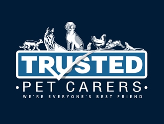 Trusted Pet Carers logo design by DreamLogoDesign