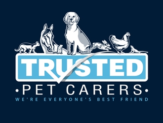 Trusted Pet Carers logo design by DreamLogoDesign