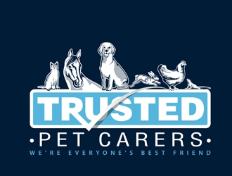 Trusted Pet Carers logo design by DreamLogoDesign