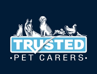 Trusted Pet Carers logo design by DreamLogoDesign