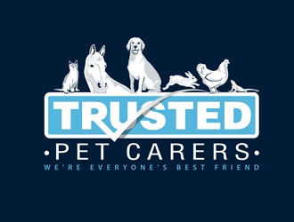 Trusted Pet Carers logo design by DreamLogoDesign