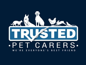 Trusted Pet Carers logo design by DreamLogoDesign