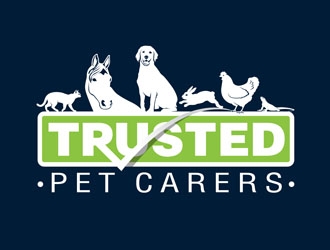 Trusted Pet Carers logo design by DreamLogoDesign