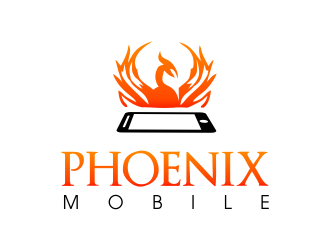 Phoenix Mobile logo design by JessicaLopes