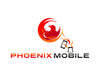 Phoenix Mobile logo design by gcreatives