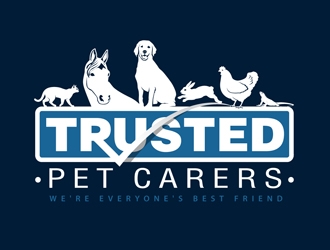 Trusted Pet Carers logo design by DreamLogoDesign