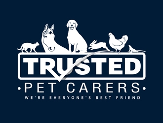 Trusted Pet Carers logo design by DreamLogoDesign