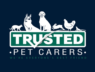 Trusted Pet Carers logo design by DreamLogoDesign