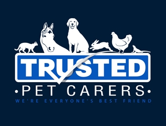 Trusted Pet Carers logo design by DreamLogoDesign