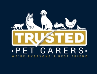 Trusted Pet Carers logo design by DreamLogoDesign