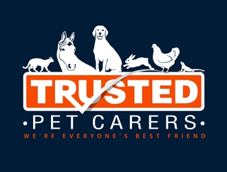 Trusted Pet Carers logo design by DreamLogoDesign