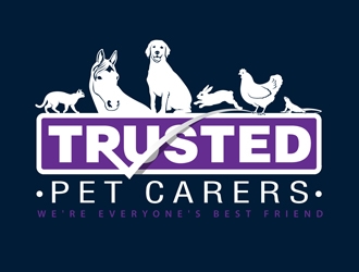 Trusted Pet Carers logo design by DreamLogoDesign