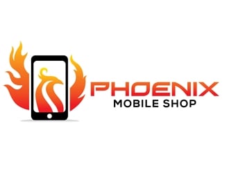 Phoenix Mobile logo design by logoguy