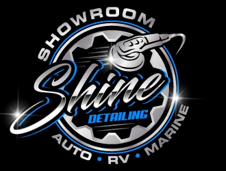 Showroom Shine Detailing Logo Design - 48hourslogo