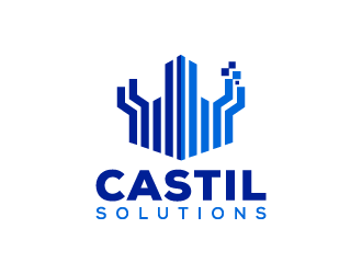 Castil Solutions logo design by uyoxsoul