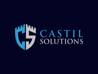 Castil Solutions logo design by goblin