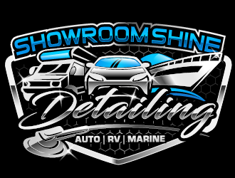 Showroom Shine Detailing Logo Design - 48hourslogo