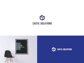 Castil Solutions logo design by robiulrobin