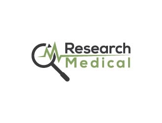 Research Medical logo design by wongndeso