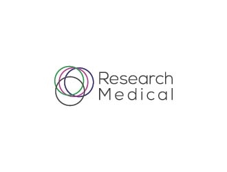 Research Medical logo design by wongndeso