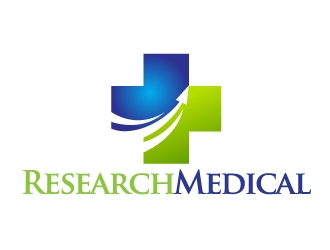 Research Medical logo design by Dawnxisoul393