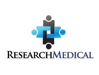 Research Medical logo design by Dawnxisoul393