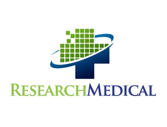 Research Medical logo design by Dawnxisoul393