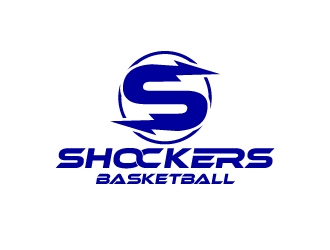 Shockers Basketball logo design by uttam