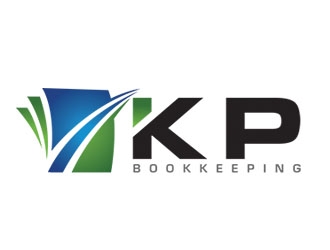 KP Bookkeeping logo design by damlogo