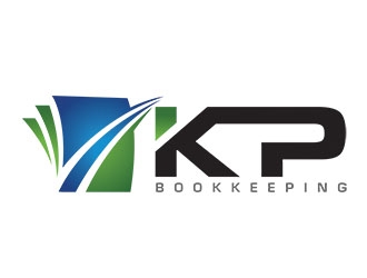 KP Bookkeeping logo design by damlogo