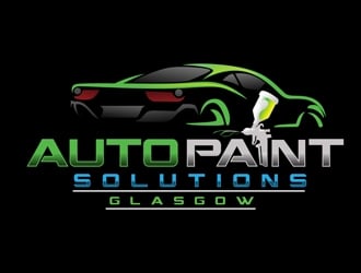 Auto Paint Solutions logo design by DreamLogoDesign
