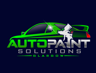 Auto Paint Solutions logo design by THOR_