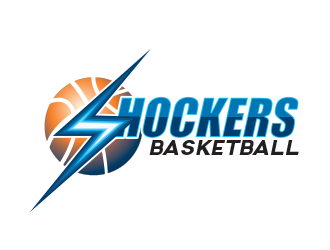 Shockers Basketball logo design by vinve