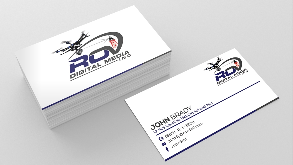 ROV Digital Media Inc or ROV logo design by aamir