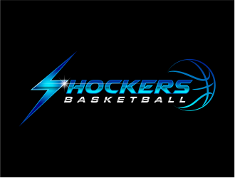 Shockers Basketball logo design by mutafailan