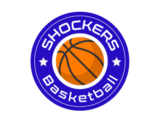 Shockers Basketball logo design by JoeShepherd