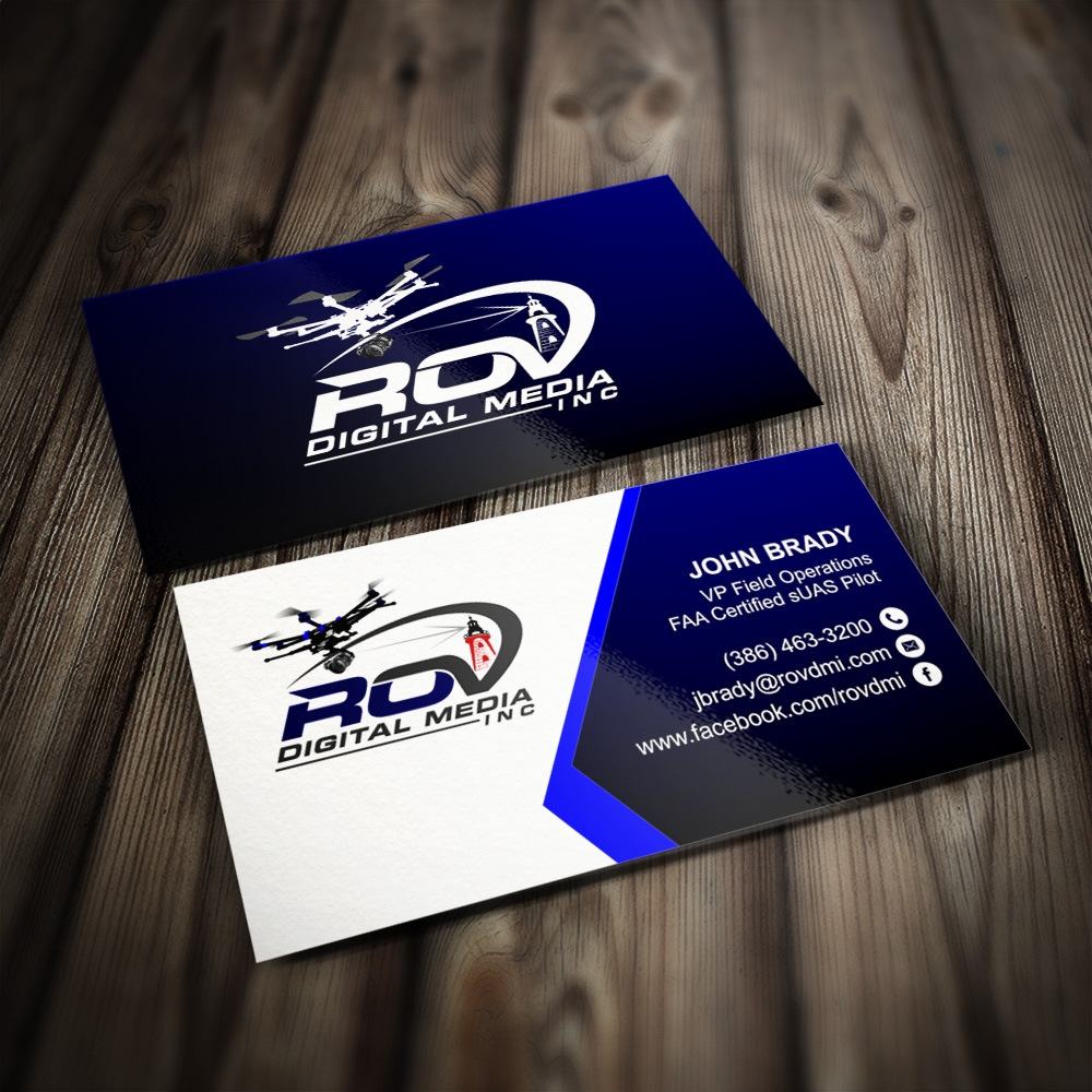 ROV Digital Media Inc or ROV logo design by Kindo