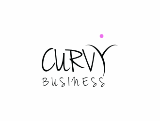 curvy business logo design by goblin