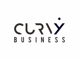 curvy business logo design by goblin