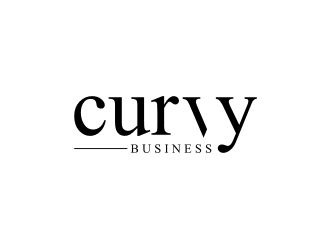 curvy business logo design by nurul_rizkon