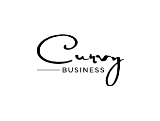 curvy business logo design by nurul_rizkon