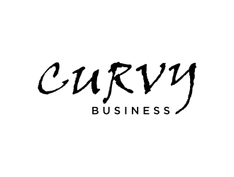 curvy business logo design by nurul_rizkon