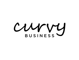 curvy business logo design by nurul_rizkon