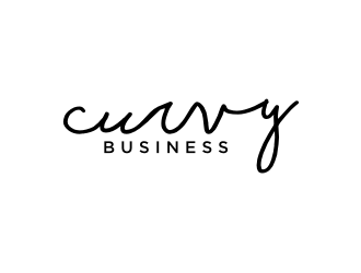 curvy business logo design by nurul_rizkon