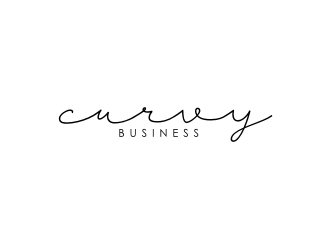 curvy business logo design by nurul_rizkon