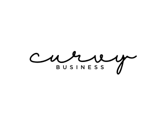 curvy business logo design by nurul_rizkon